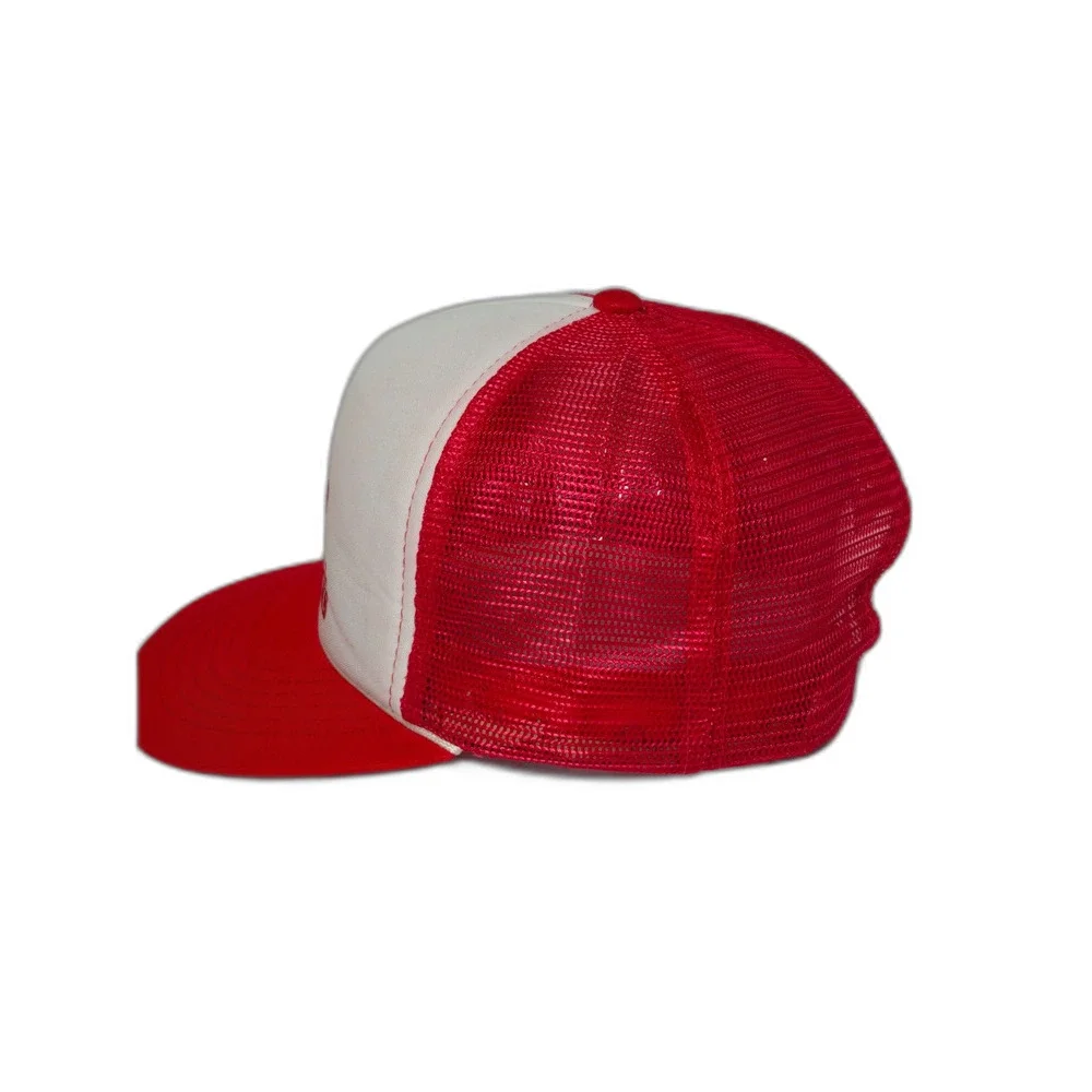 Vintage 80's Mission Hill Spartans Trucker Hat | Designer Award | Red/White